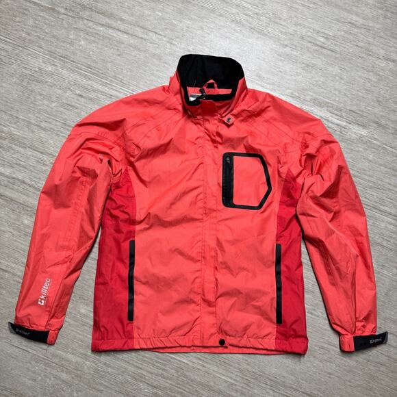 Killtec Womens Technical Outdoor Jacket Level 2 Salmon Zip Up Sz 12 Waterproof - Picture 1 of 9